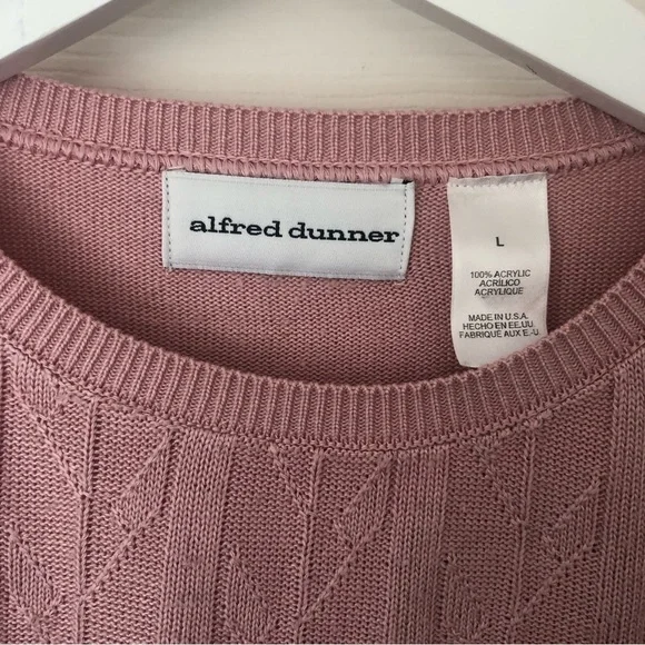 Alfred Dunner Blush Short Sleeve Sweater - Picture 2 of 6
